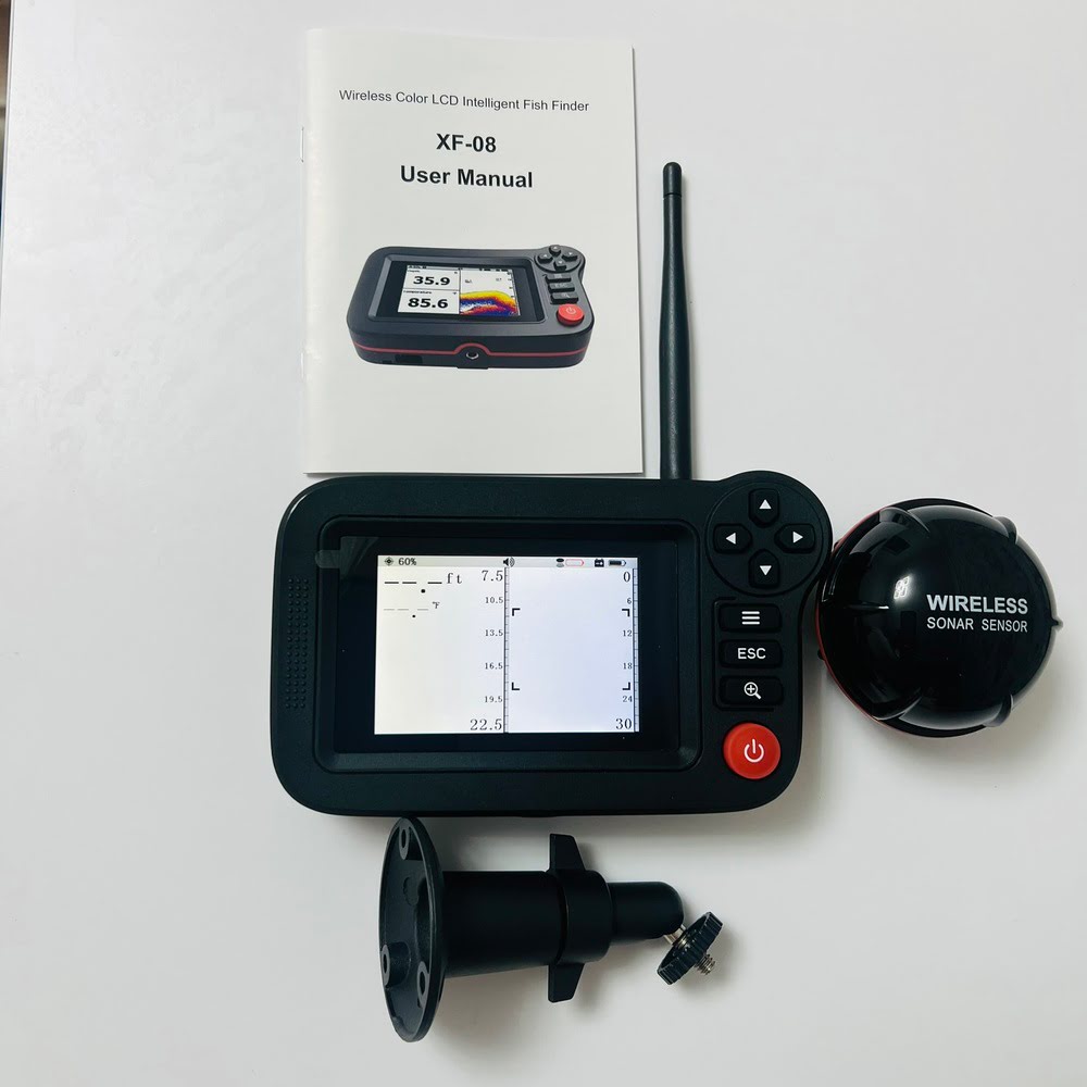 Беспроводной эхолот Fish-finder XF08 для рыбалки